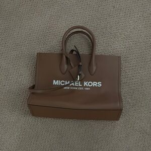 Michael Kors Brown Shopping Bag
